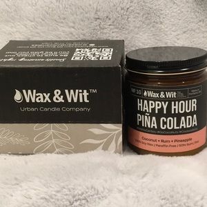 Wax & Wit  Pina Colada Soy Wax Candle